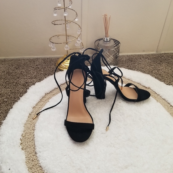 Charlotte Russe Lace Up Heels - Picture 3 of 6